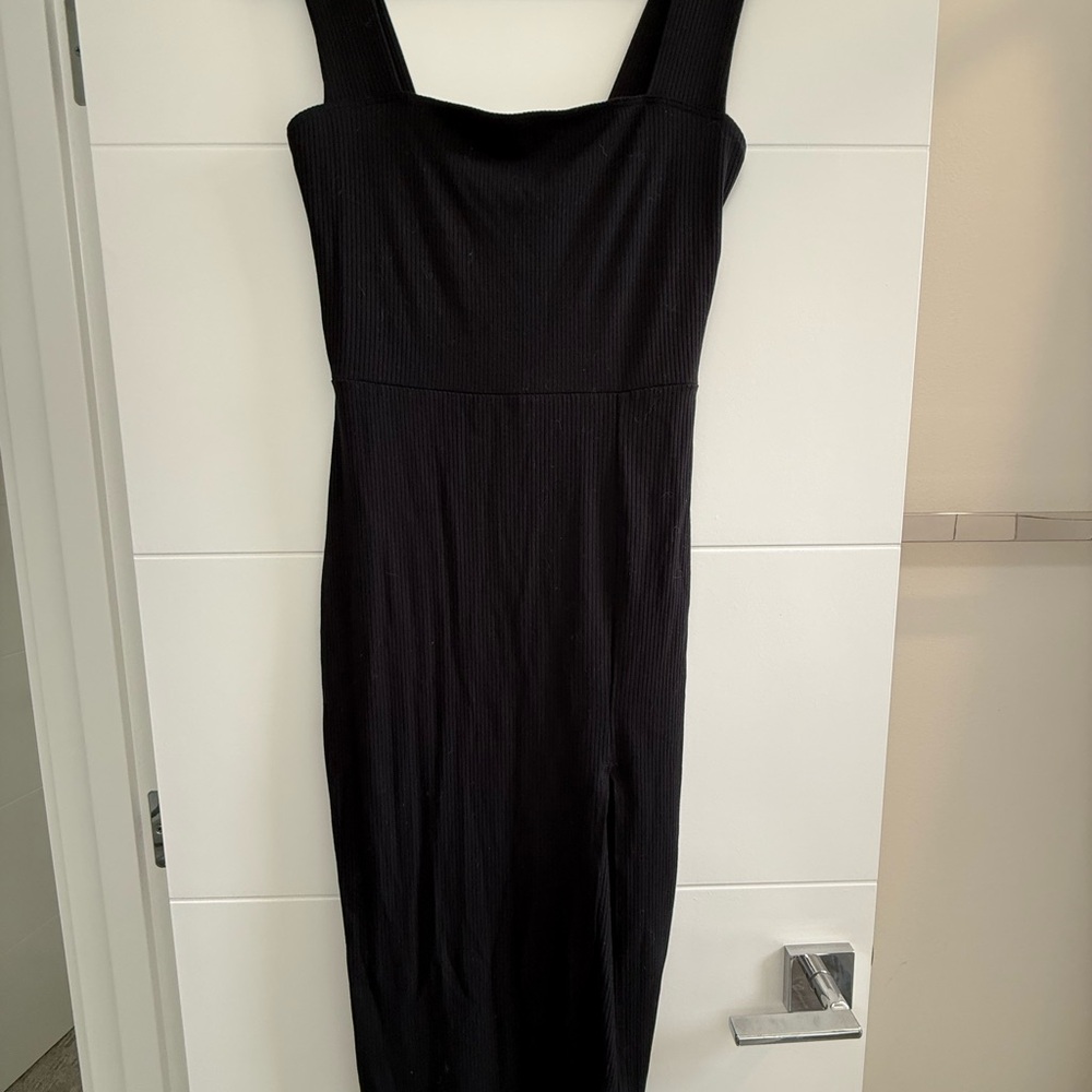 NWT Reformation Cassi Knit Little Black Dress